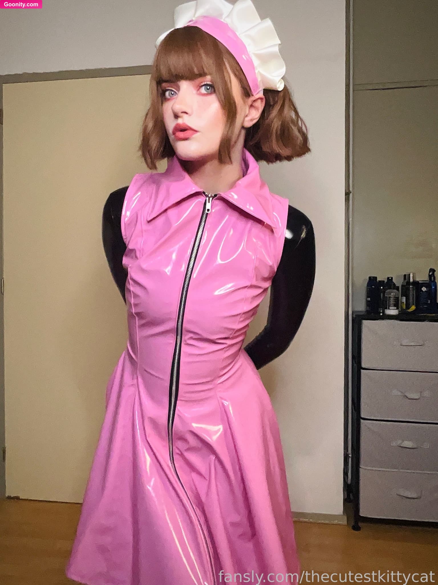 Misty silver on OnlyFans - PVC is one of the best things to exist!!! 🩷